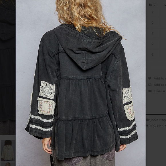 POL Black and Gray Patchwork Jacket
NEW Without Tags - Picture 4 of 16